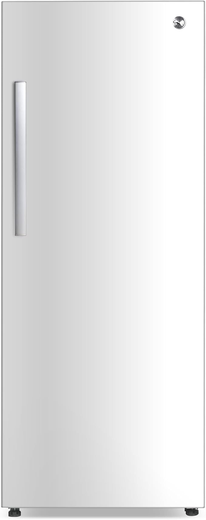 Commercial Cool 11.1 Cu. Ft. Convertible Freezer Refrigerator, Upright Fridge with Glass Shelves, Reversible Door, ENERGY STAR rated, Auto Defrost, CCUC1110GW, White | Upright Fridge with Glass Shelves, Reversible Door, ENERGY STAR rated, Auto Defrost,...