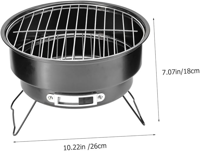 BESPORTBLE Charcoal Grills Portable Small Grill Outdoor Barbecue Stove for Hiking