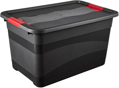 OKT Solido Box Plastic Graphite, Plastic, Graphite, 52 L