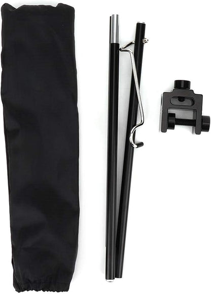 Tbest Other BBQ Picnic Plies Black Portable Aluminum Alloy Folding Light Bracket Stand Outdoor Cam Table Lamp Pole Home Gardening