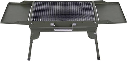 Portable Charcoal Grill for Camping BBQ Grills Outdoor Barbecue Grill Large BBQ Grill with Thermometer and Shelf, Camping Grill for Picnic Barbecue Oven, Charcoal Grills BBQ Rack,A-1