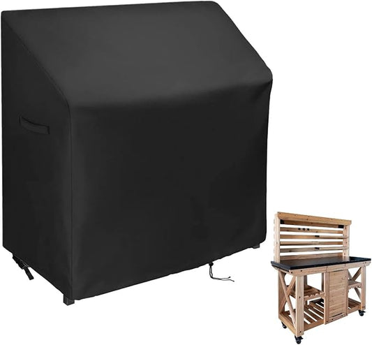 51 In Potting Bench Cover for Backyard Discovery 48" Outdoor Garden Table | 51x22x58,Waterproof Dustproof Heavy Duty Oxford Fabric,Ex-large Universal Planting Workstaion Cover for Outside
