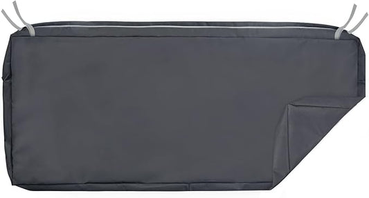 NettyPro Outdoor Patio Bench Swing Loveseat Cushion Cover, Water Resistant UV Protection Outside Furniture Cushion Slipcovers with Zipper, 59 x 18 x 3 Inch