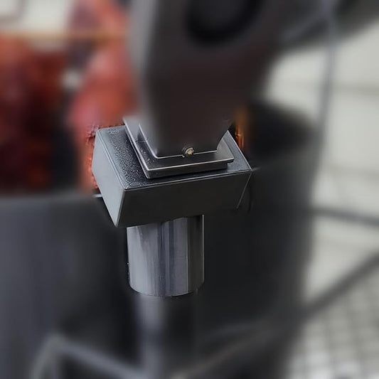 Smoker Fan Adapter Compatible with ThermoWorks Billows and Compatible with Chefs Temp Breezo, Compatible with Oklahoma Joe Bronco Drum Smokers, Vent Attachment