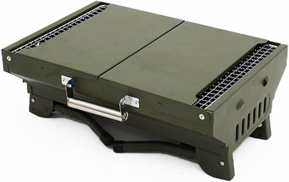 Barbecue Charcoal Grill Charcoal Barbecue Grill Foldable BBQ Grill Rack Portable Camping BBQ Grill Bracket Barbecue Accessories Charcoal BBQ Grill
