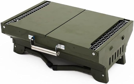 Camping Barbecue Grill Charcoal Barbecue Grill Foldable BBQ Grill Rack Portable Camping BBQ Grill Bracket Barbecue Accessories Barbecue Charcoal Grill