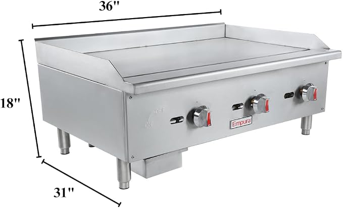 Empura Countertop Gas Griddle