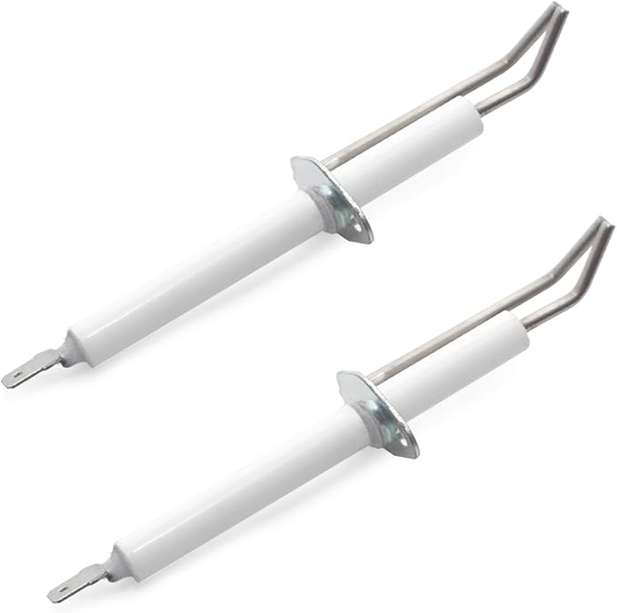 2-Pack Electronic Grill Igniter & Ceramic Electrode Set - Compatible with Select Outdoor Grills - Replacement for AP5318793, PB040179, PB040288