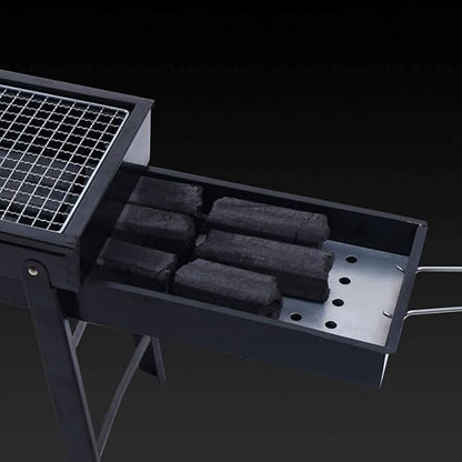 IRYZE Portable Charcoal Grill BBQ Grill Tabletop Stainless Steel Portable Foldable Charcoal Grill for Outdoor Cooking Picnic BBQ Grill for Outdoor