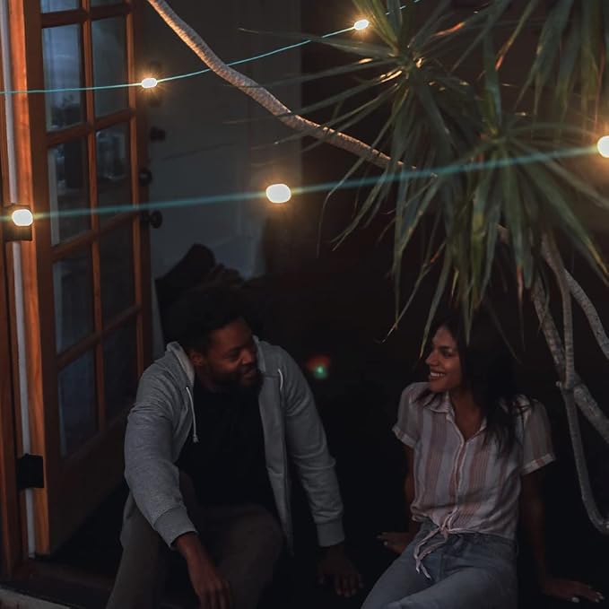 MPOWERD Luci Solar String Lights: Rechargeable via Solar and USB, Power Bank for Mobile Charging, 18’ or 44’, Waterproof, Lasts Up to 40 hrs, Up to 140 Lumens LEDs, Camping, Indoor/Outdoor Decorating