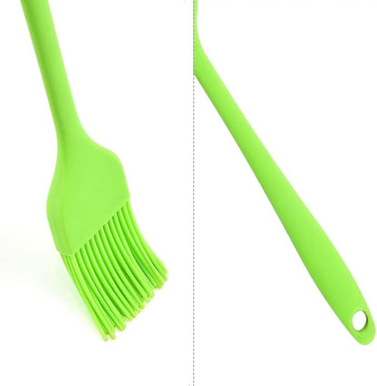 Silicone brush, Oil Brush for BBQ Kitchen Cooking Baking and Grilling (4 PCS,Rose red)