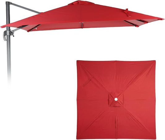 COWVIE Umbrella Canopy Replacement for 8 Ribs Patio Umbrella, Outdoor Table Parasol Replacement for Yard, Canopy Only