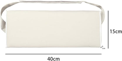 Enipate Outdoor Chaise Lounge Head Pillow, Pack of 2 Water Resistant Headrest Pillows with Elastic Band for Pool Patio Chairs