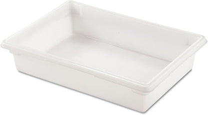 Rubbermaid Commercial Products Food Storage Box, 8.5 Gallon Capacity, White, for Restaurant/Kitchen/Cafeteria