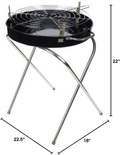 Marsh Allen Charcoal Grill 18" D X 22" H 210 Sq. In.