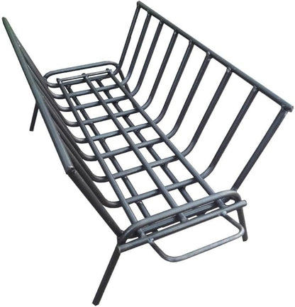 Argentine Iron Grill asado brasero parrilla. Premium Brasero. Brazier (Iron). Movable Brazier (19.2 x 8 inches)
