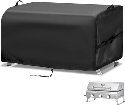 Grill Cover for NXR 3 Burner Portable Gas Grill | 25 inch Waterproof Outdoor Grill Cover for Onlyfire 3-Burner Gas BBQ, Barbecue Cover (Cover Only) - 26" L×19" W×15" H