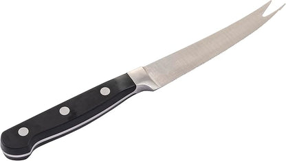 Oklahoma Joe’s Blacksmith 3‑Piece BBQ Knife Set – Full‑Tang Meat Knives with Riveted Handles & Storage Roll