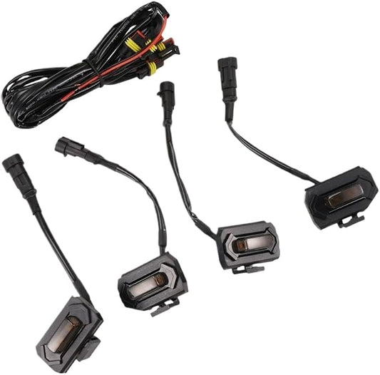 4PCS LED Front Grill Lights Compatible With Toyota Tacoma TRD Off Road Sport 2020 2021