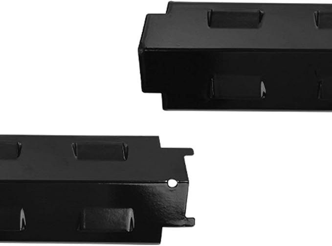 SHINESTAR Gas Grill Replacement Parts for Charbroil, Savor Pro, Thermos, Porcelain Steel Heat Plates, 14 5/8" x 4 1/4", 4-Pack