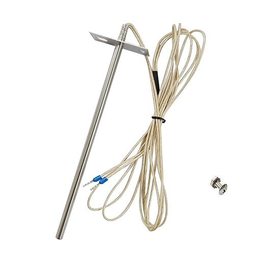 RTD RTD Temperature Probe Sensor Grill, Replacement Parts for Traeger Digital Thermostat, Temperature Probe Compatible with Traeger Wood Pellet Grill