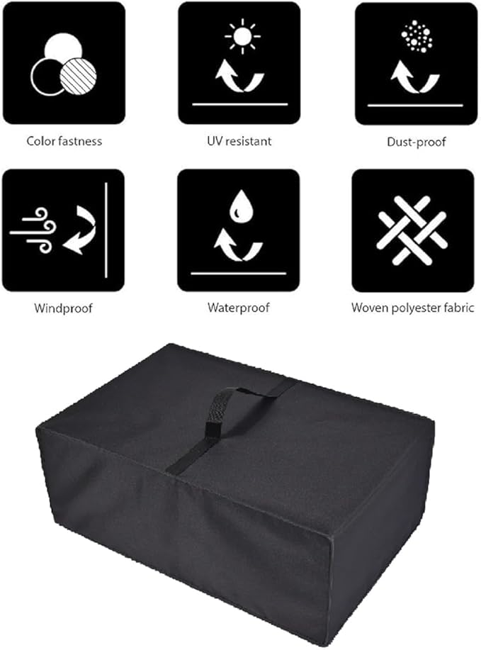 AF-WAN Heavy Duty Waterproof Indoor Grill Dust Cover for Ninja GR101 Sizzle Smokeless Indoor Grill & Griddle/Hamilton Beach Electric Indoor Searing Grill-25361, Black