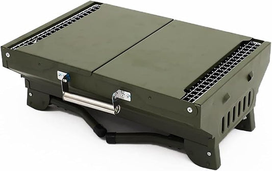 Portable Charcoal Grill for Camping BBQ Grills Outdoor Barbecue Grill Large BBQ Grill with Thermometer and Shelf, Camping Grill for Picnic Barbecue Oven, Charcoal Grills BBQ Rack,A-1