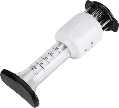 Meat Tenderizer Needle Tool – Marinade Injector Syringe for Steak, Chicken Breast, Pork, Beef & Fish – Kitchen Meat Marinade Tool for Faster Flavor Penetration