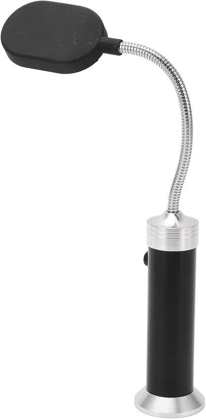 Magnetic Lamp, High Brightness 360 Adjustable Weather LED Outdoor Work Light with Strong Base, Ideal for Fishing BBQ Cycling Camping (Black)