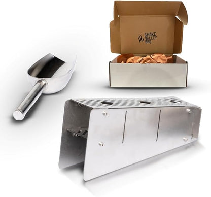 Pellet Smoker Tube - Refillable - Hot or Cold Smoking - Stainless Steel - Made in the USA!