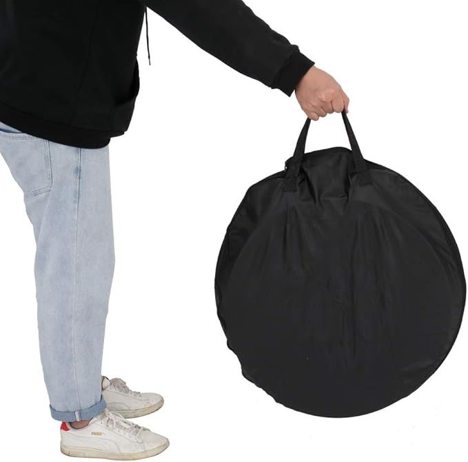 ZOKOP 21 Inch Charcoal Grill (with Charcoal Net) Carrying Bag, Black