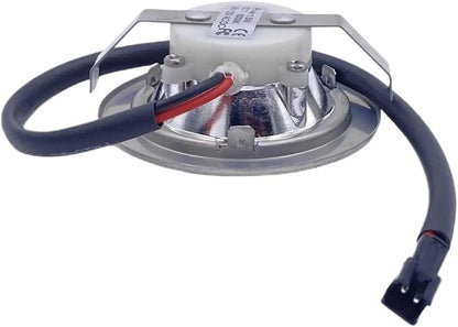 2x Stainless Steel Range Hood LED Light DC 12V 1.5W Recessed Kitchen Gas Stove Smoke Extractor Exhauster Bulb Warm White 3000K