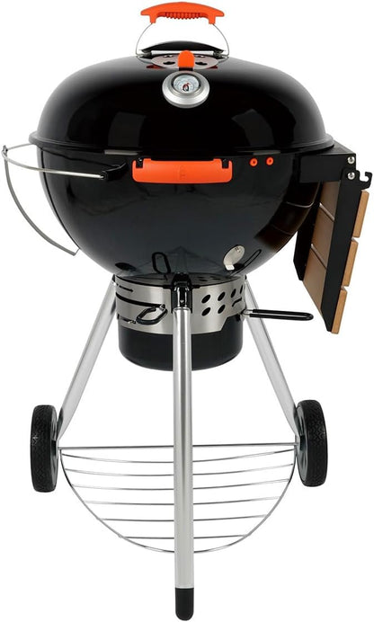 ProQ Charcoal Kettle BBQ Grill with Side Table (Rodeo ST-57), 22" – Charcoal Barbecue Grill - Outdoor Smokers and Grills – BBQ with Smoker