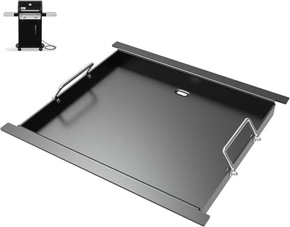 Spirit 200 Full Size Griddle Insert for Weber Spirit I & II 200 Series Gas Grills Spirit E-210 S-210 S-215 E-220 S-220 Grill Parts, Carbon Steel Flat Top Griddle Replacement for Weber 7637 Parts