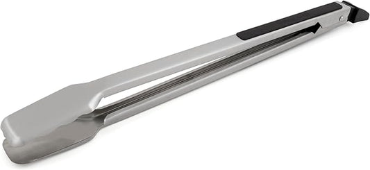 Broil King 64032 Stainless Steel Baron 16-Inch Barbecue Tong with Silicone Grip, Stainless Steel and Black
