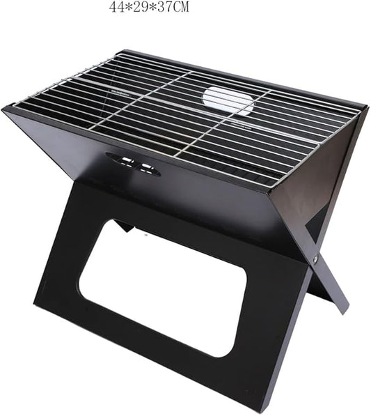Portable Charcoal Grill for Camping BBQ Grills Outdoor Barbecue Grill Folding Multi-Person BBQ Rack 44x29x37cm Easy Carry,44 * 29 * 37Cm-D