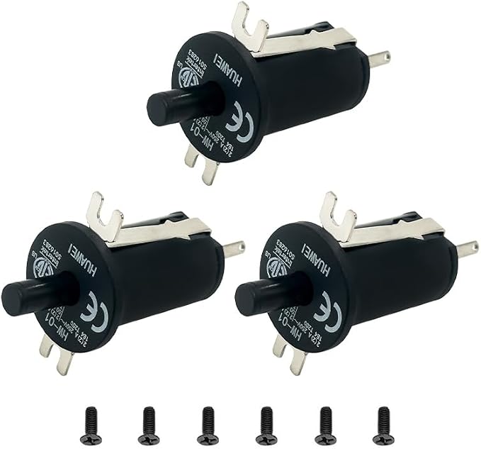 3 Pack 9904190041 Hopper Lid Door Switch for Masterbuilt Gravity Series 560 800 1050 XL Digital Charcoal Grill Smoker Replacement Parts Replaces MB20041220 and 9904190041
