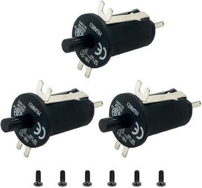 3 Pack 9904190041 Hopper Lid Door Switch for Masterbuilt Gravity Series 560 800 1050 XL Digital Charcoal Grill Smoker Replacement Parts Replaces MB20041220 and 9904190041