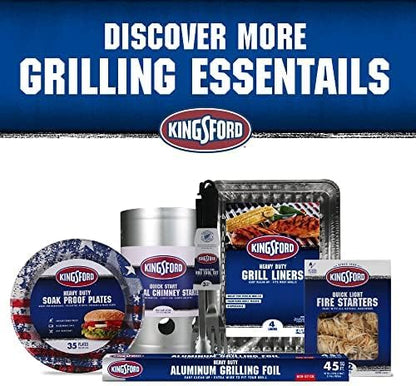 Kingsford Quick Light Fire Starter Rolls, All Natural Hardwood with Paraffin, Water Resistant and Easy Lighting for Charcoal, Pellet Grills, Smokers, Campfires, Outdoor Fireplaces, 32 Count - 24 Pack