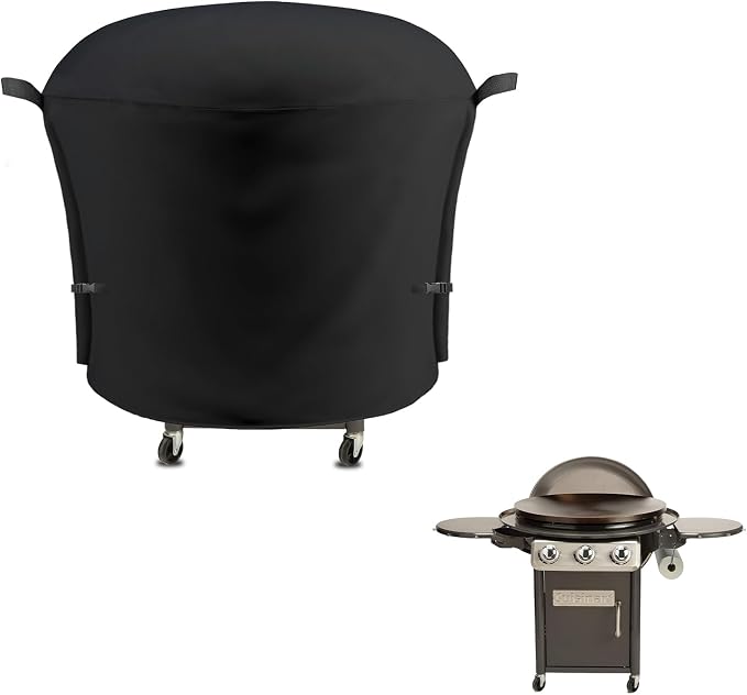 Outdoor Grill Cover Fits Cuisinart 30" CGG-999 XL 360 Griddle Cooking Center, Cover Geny Waterproof 600D Heavy Duty 360° Gas Grill Covers, 46" L x 41" D x 42" H.