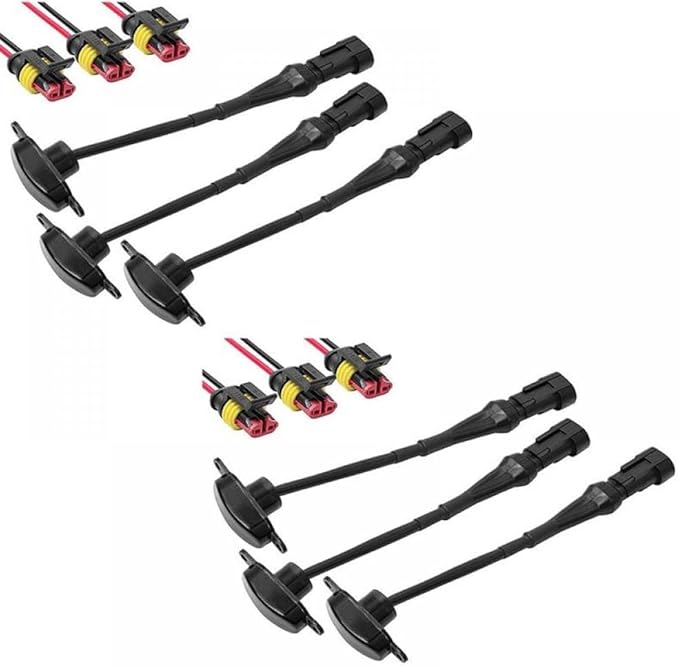 6 Pcs Amber LED Lights for 2004-2019, / Grille Compatible Running Lamps