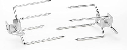 onlyfire Stainless Steel BBQ Rotisserie Kit for Weber Gas Grills | Fits for Weber Genesis 310/330(Year Under 2016), Spirit 310/330 Series Gas Grills, 3/8" Square Spit Rod