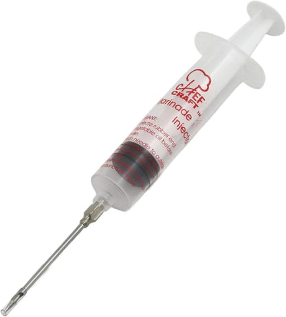 Chef Craft Select Plastic with Stainless Steel Needle Marinade Injector, 5 inch in length 1 ounce capacity+ Clear