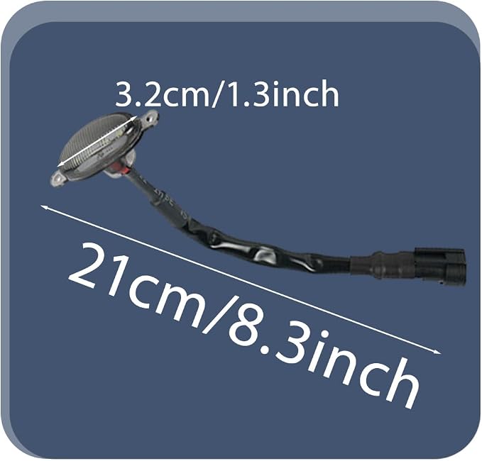 LED Grille Light Kit, Compatible with Ford F-150 Raptor Style Grille 2004-2019 (Aftermarket), LED Truck Bumper Hood Lights, 4PCS (Smoked Cover/Amber LED Lights)