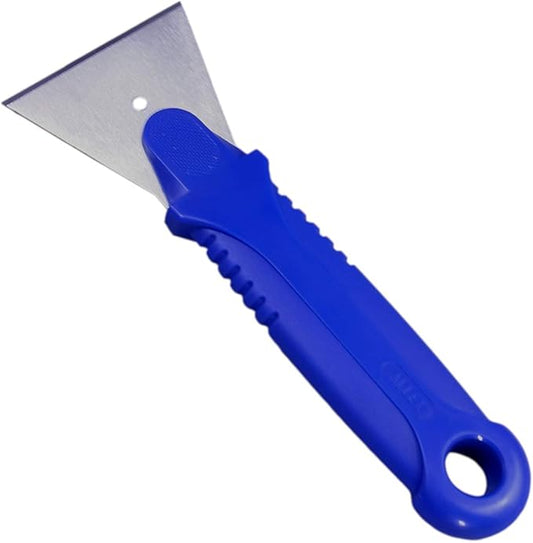 ALLEX Scraper Tool Mini 2.3" (Wide Blade), Japanese Paint Scraper for Paint, Kitchen Cleaning, Griddle, Cooktop, Cast Iron Pan, Rust, Carbide, Made in JAPAN