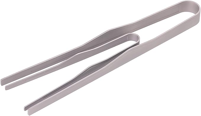 Titanium BBQ Tongs Grill Tongs Tweezer Clip Multi Function for Kitchen Salad Steak Barbecue Buffet (Large+Small）