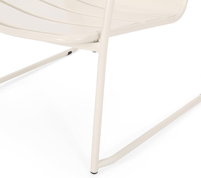 Christopher Knight Home Cowan Outdoor Dining Chair (Set of 2), Matte White