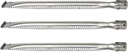 15" Burners for Grill Master 720-0737, Kenmore 146.16132110 | 146.16133110, Uberhaus 780-0007A, Stainless Steel, 15" x 1", 3-Pack