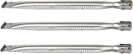 15" Burners for Grill Master 720-0737, Kenmore 146.16132110 | 146.16133110, Uberhaus 780-0007A, Stainless Steel, 15" x 1", 3-Pack
