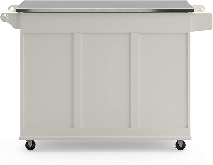 homestyles Dolly Madison Off-White Kitchen Cart